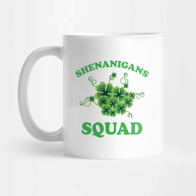 Shenanigans Squad Funny St. Patrick's Day by printalpha-art